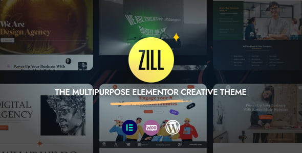 ZILL multipurpose creative WordPress theme with Elementor and WooCommerce