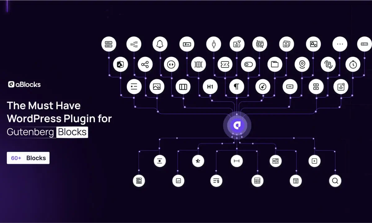 ABlocks Pro Gutenberg blocks plugin interface showing customizable WordPress blocks and form builder