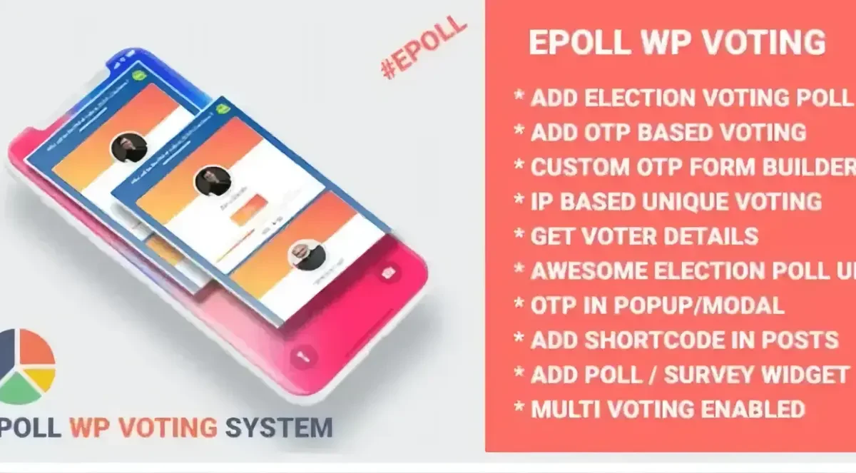EPoll PRO WordPress poll and voting plugin admin dashboard interface