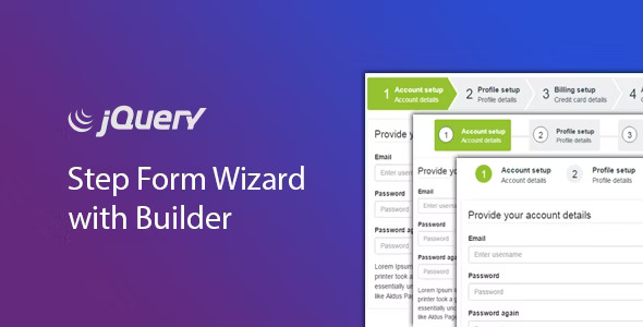 Timon jQuery multi-step form plugin displaying a styled step wizard form with multiple steps and transition effects
