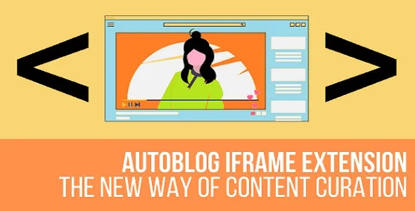 AutoBlog Iframe Extension plugin interface showing WordPress content embedding