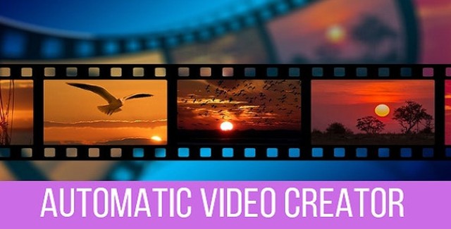 Automatic Video Creator Plugin interface showing video generation from WordPress blog images