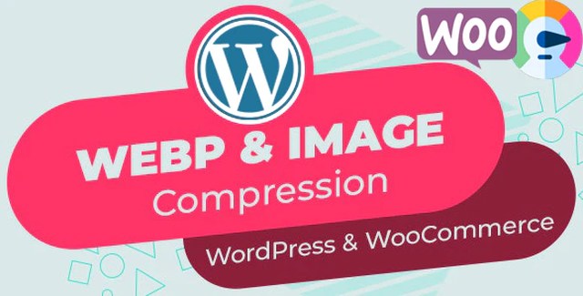 WordPress plugin interface showing automatic WebP image compression settings