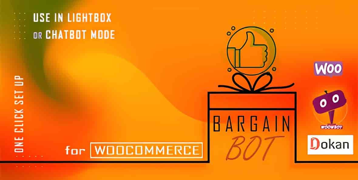 Bargain Bot WooCommerce plugin interface showing chatbot price negotiation on a product page