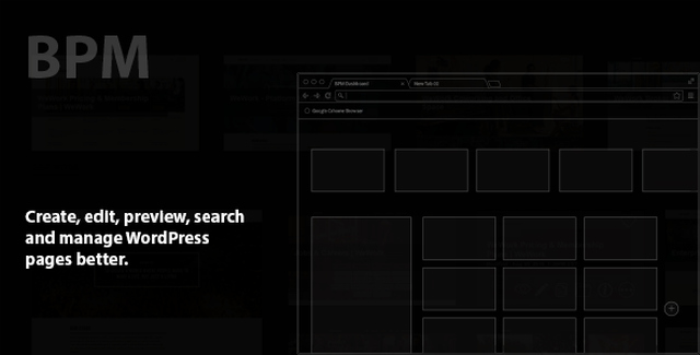 Better Page Management Pro WordPress plugin visual content management interface