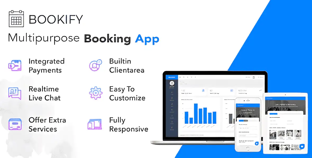 Bookify multipurpose booking app PHP script interface