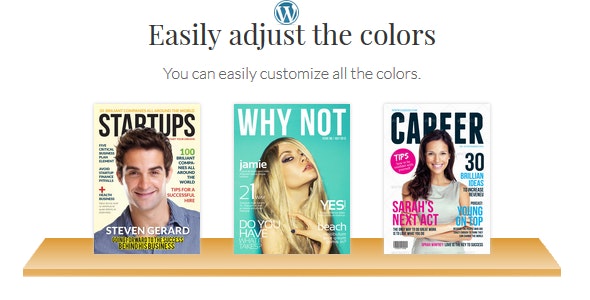WordPress bookshelf plugin displaying responsive book covers in a digital library layout