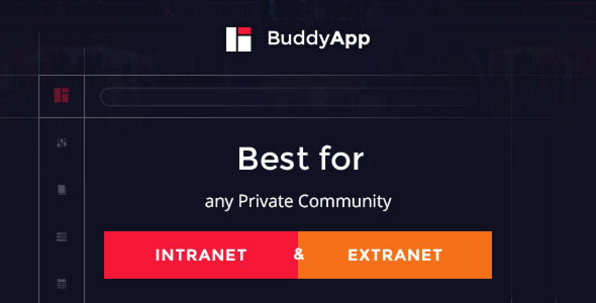 BuddyApp mobile-first BuddyPress community WordPress theme preview