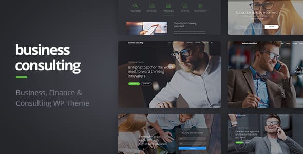 Business Consulting WordPress Theme for coaching and training firms