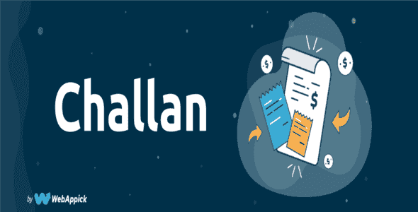 Challan Pro WooCommerce PDF invoice plugin interface showing customizable invoice template with product image and VAT field