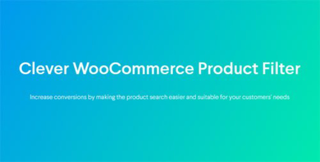 Clever WooCommerce Product Filter plugin interface showing AJAX search, price range slider, and color box filters on a WordPress store