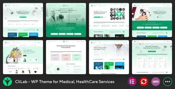 CliLab medical WordPress theme demo for healthcare services