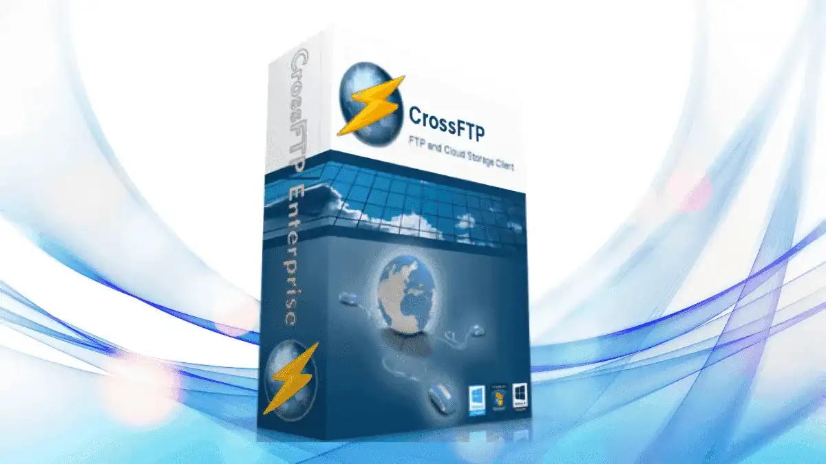 CrossFTP Enterprise FTP client software interface on Windows