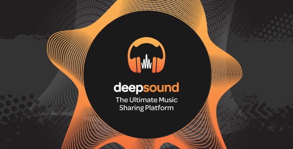 DeepSound PHP music sharing platform script interface