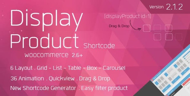 Display Product for WooCommerce multi-layout plugin interface