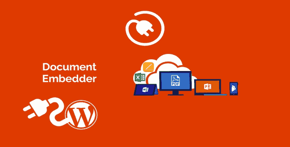 Document Embedder Pro plugin interface showing embedded document preview in WordPress