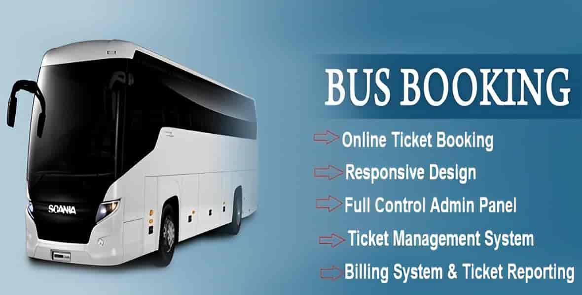 EBus online bus ticket booking and reservation system PHP script interface showing seat selection and route management