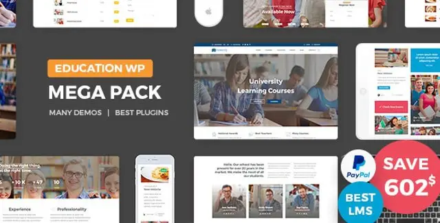 Education Learning Theme for WordPress with Elementor Pro demos