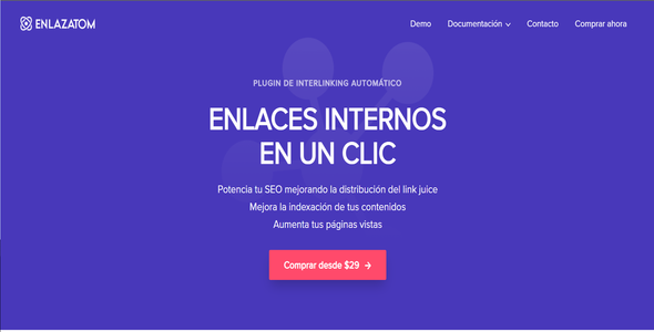 Enlazatom WordPress internal linking plugin interface