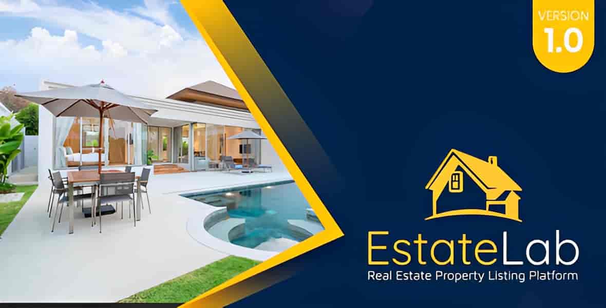 EstateLab real estate property listing platform PHP script interface