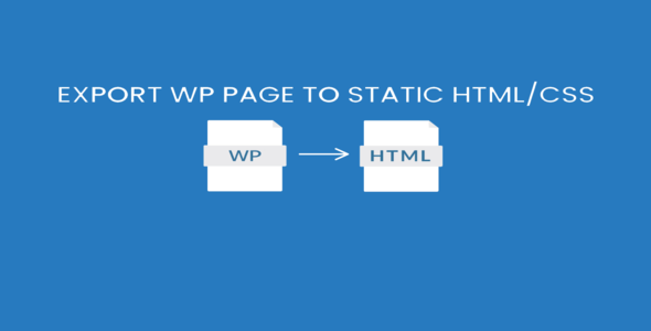 Export WP Pages To Static HTML/CSS Pro WordPress plugin interface