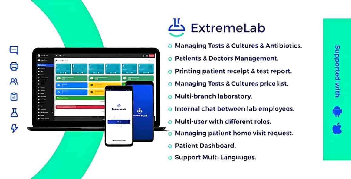 Extreme Laboratory Management System PHP script interface