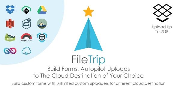 Filetrip WordPress plugin cloud file upload configuration interface