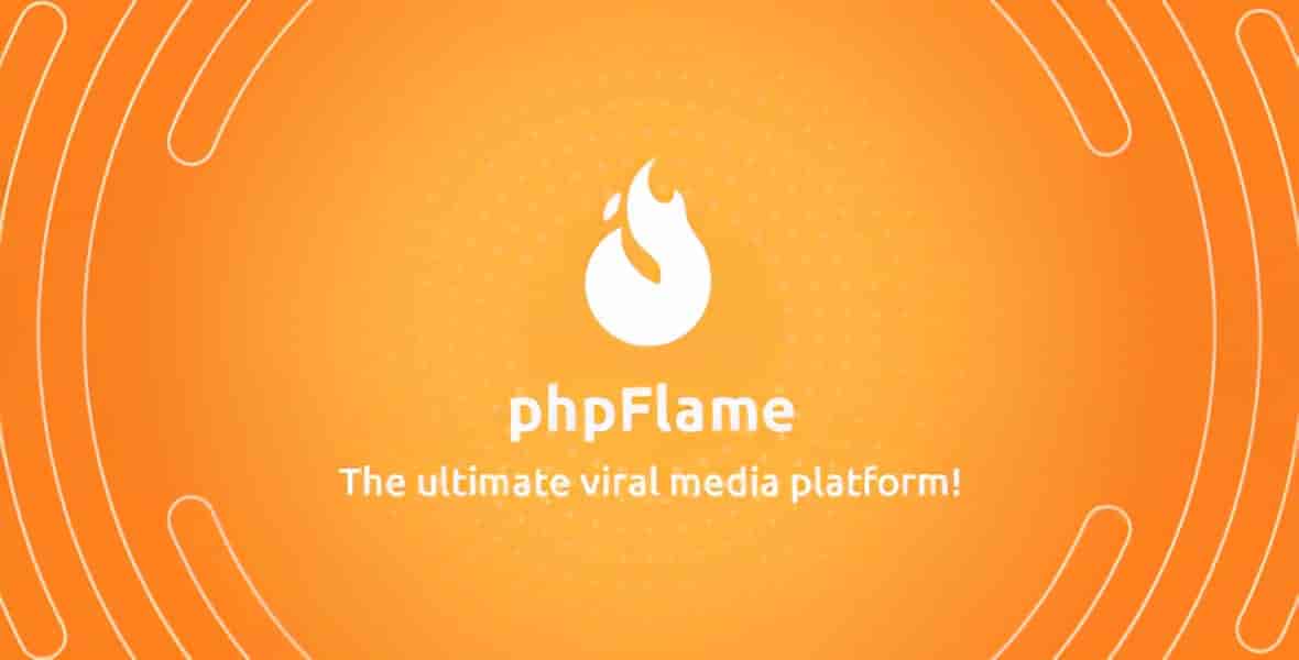 Flame PHP script dashboard for building viral content platforms with lists, quizzes, polls, and videos