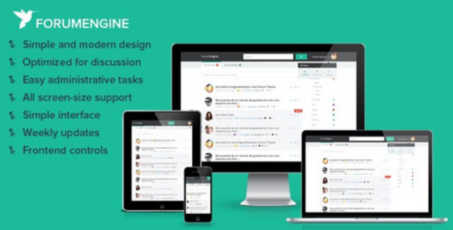 ForumEngine WordPress forum theme for building online communities