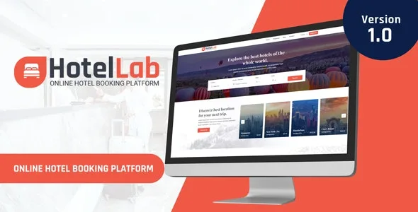HotelLab hotel booking PHP script dashboard interface on Laravel platform