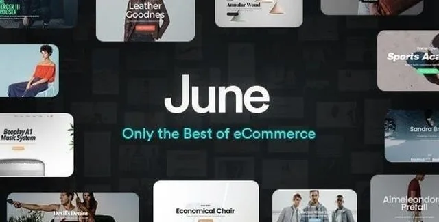 June WooCommerce WordPress theme multipurpose store builder
