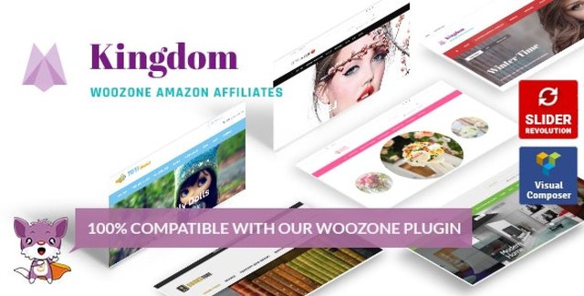 Kingdom WordPress theme for Amazon affiliate stores with Gutenberg optimization
