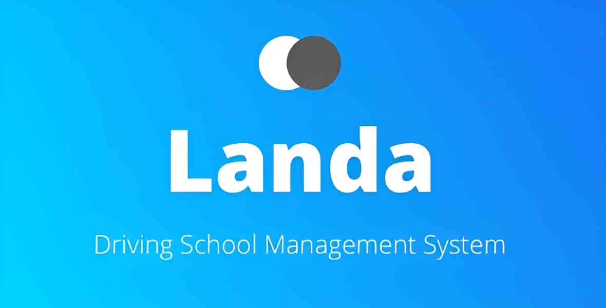 Landa driving school management system PHP script interface