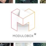 ModuloBox WordPress lightbox plugin showing responsive gallery with images and video on mobile and desktop