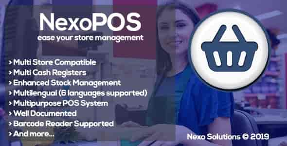 NexoPOS web-based PHP point of sale script interface
