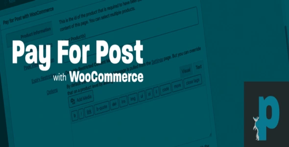 Pay For Post WooCommerce plugin content restriction settings interface