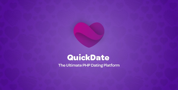 QuickDate PHP dating script interface showing user profiles and mobile app compatibility