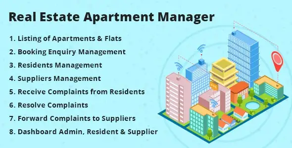 Real Estate Apartment Manager WordPress Plugin dashboard interface