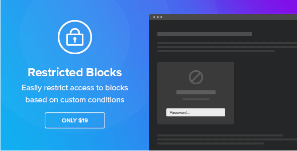 Restricted Blocks WordPress Gutenberg restriction plugin settings interface