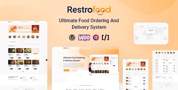 RestroFood WordPress food ordering and delivery plugin interface