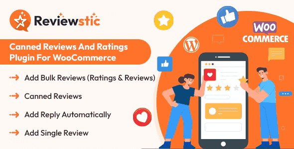 Reviewstic canned reviews plugin interface for WooCommerce