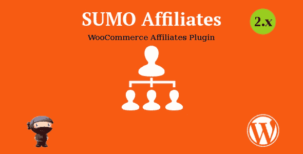SUMO Affiliates WooCommerce affiliate system plugin interface showing commission tracking and affiliate management dashboard