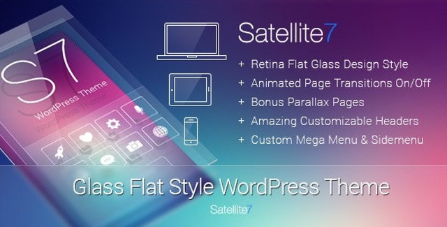 Satellite7 multi-purpose WordPress theme demo preview