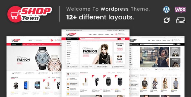Shop Town multipurpose WooCommerce theme for WordPress online store