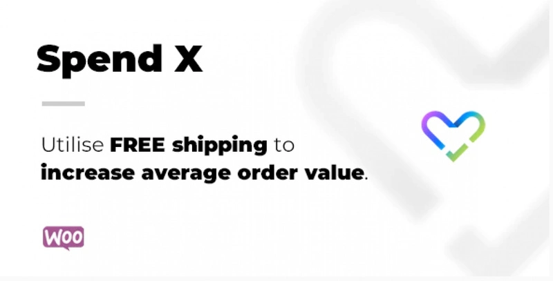 Spend X Free Shipping threshold plugin for WooCommerce showing cart notification