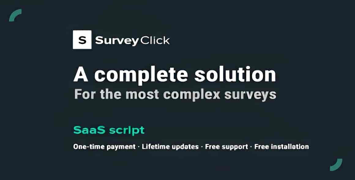 SurveyClick PHP survey builder script for creating and sharing surveys