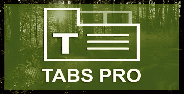 Tabs Pro WordPress Plugin interface for creating tabbed content on WordPress websites