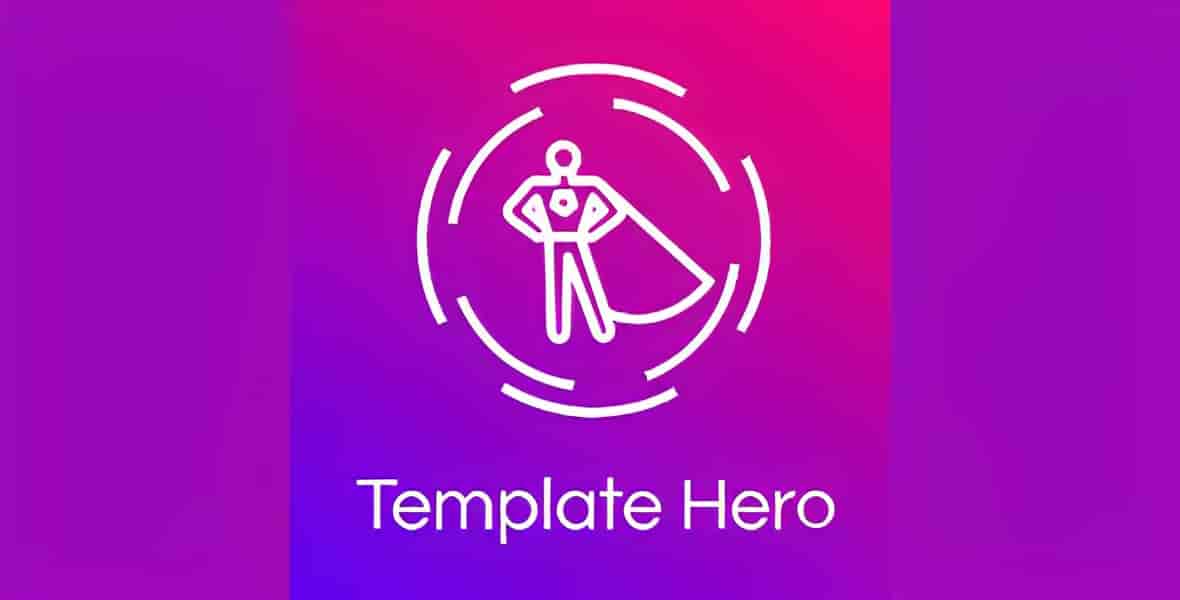 Template Hero WordPress plugin interface for storing and selling page templates and block designs
