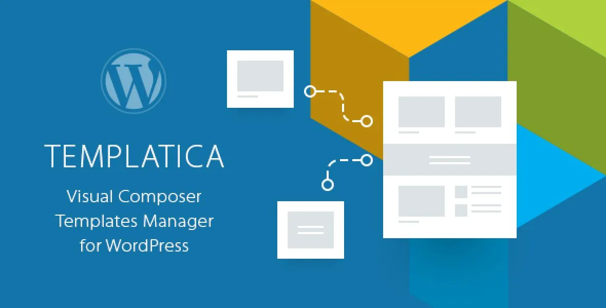 Templatica Visual Composer template manager plugin dashboard interface for WordPress