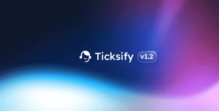 Ticksify customer support software dashboard interface